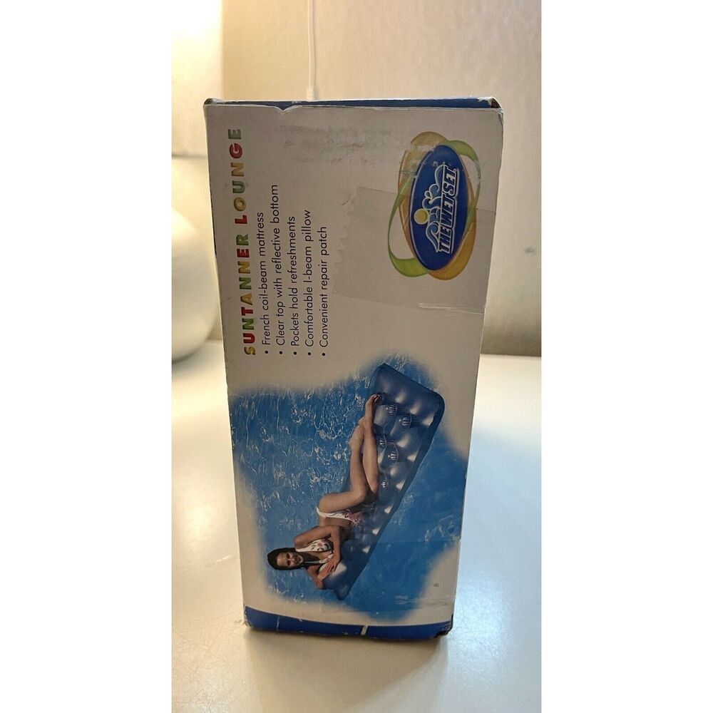 Vintage Intex The Wet Set floating Raft Inflatable Pool Float Toy - Picture 3 of 3
